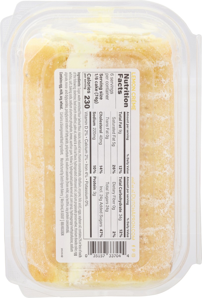 slide 2 of 13, Dutch Apron Bakery Lemon Creme Filled Lemon Cake Roll, 15.5 oz