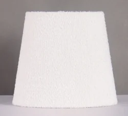 ROOM & RETREAT RR Boucle Tall Mod Drum Shade 9.5" White