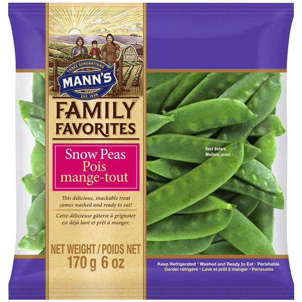 slide 1 of 2, Mann's Fancy Snow Peas, 6 oz