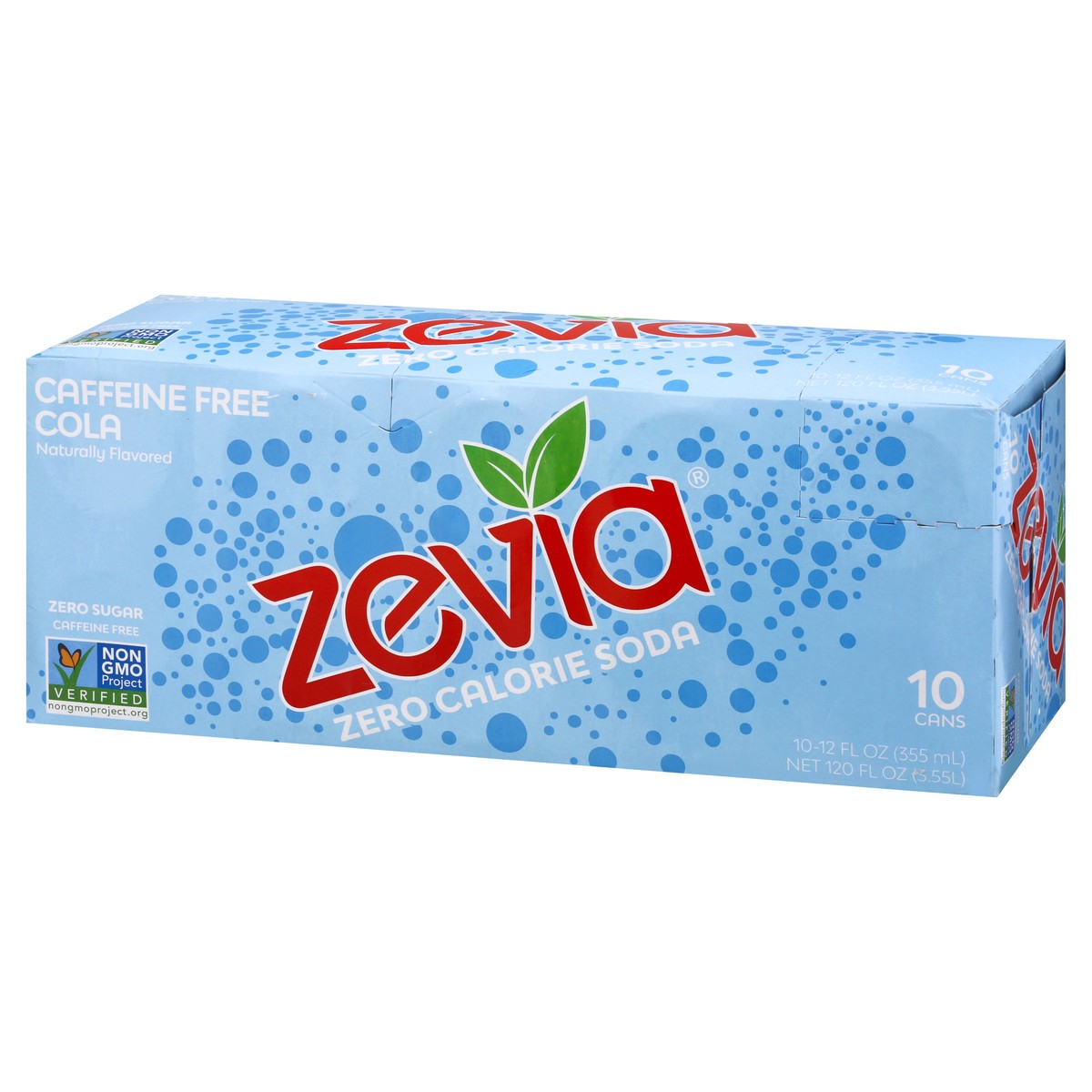 slide 2 of 13, Zevia Zero Calorie Caffine Free Zero Cal Soda 10Pk, 120 fl oz