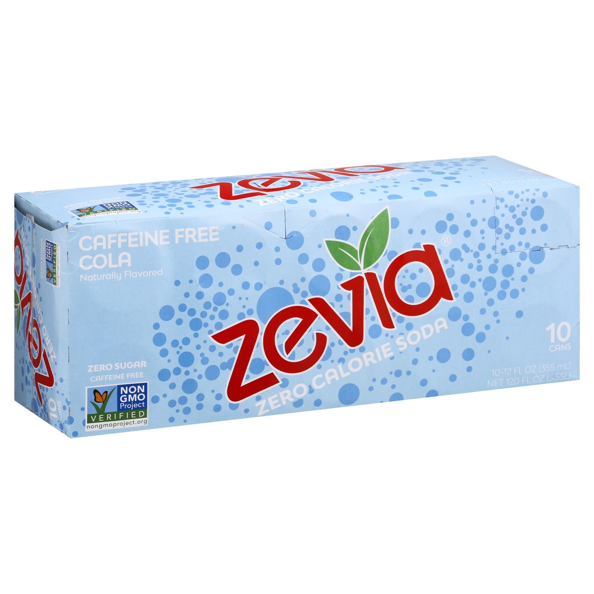 slide 8 of 13, Zevia Zero Calorie Caffine Free Zero Cal Soda 10Pk, 120 fl oz