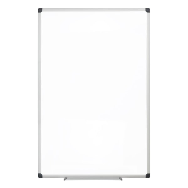 slide 4 of 5, FORAY Magnetic Dry-Erase Board With Aluminum Frame, 48" X 72", White, Silver Frame, 48 in