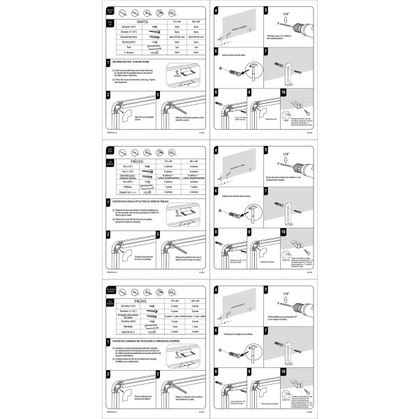slide 5 of 5, FORAY Magnetic Dry-Erase Board With Aluminum Frame, 48" X 72", White, Silver Frame, 48 in