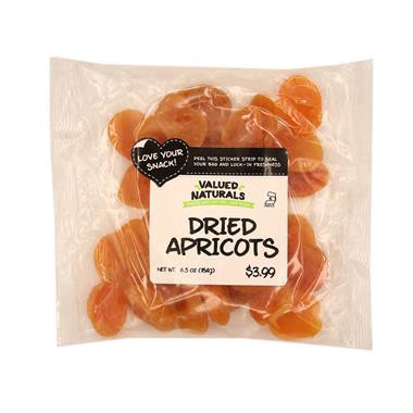 slide 1 of 1, Valued Naturals Dried Apricots, 6.5 oz