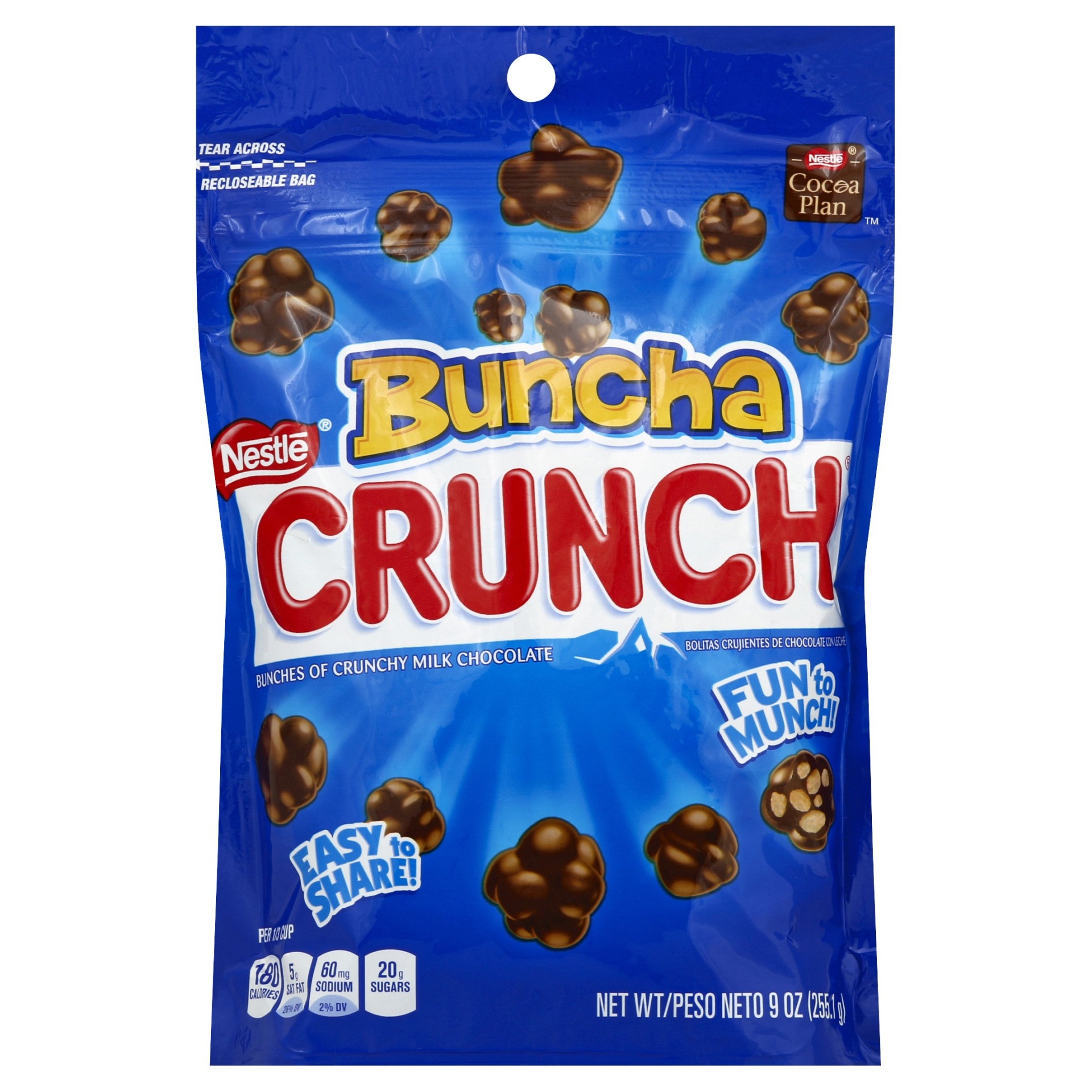 slide 1 of 6, Crunch Buncha Crunch Milk Chocolate Candy, 9 oz