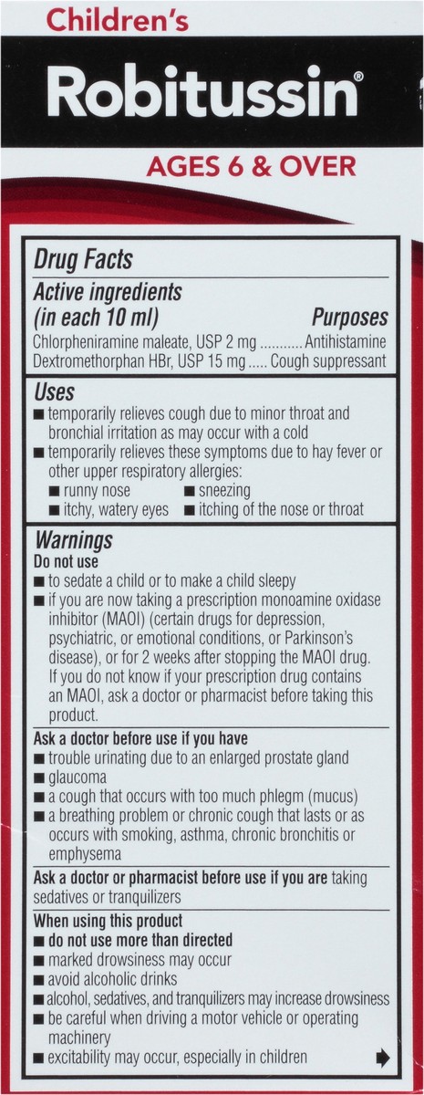 slide 13 of 13, Robitussin Children's Nighttime Cough Fruit Punch Cold Relief Liquid, 4 fl oz
