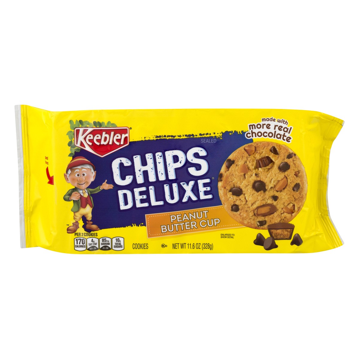 slide 13 of 13, Keebler Peanut Butter Cup Cookies 11.6 oz, 11.6 oz