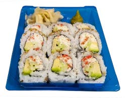 Roshi Sushi Crab Salad Cucumber And Avocado