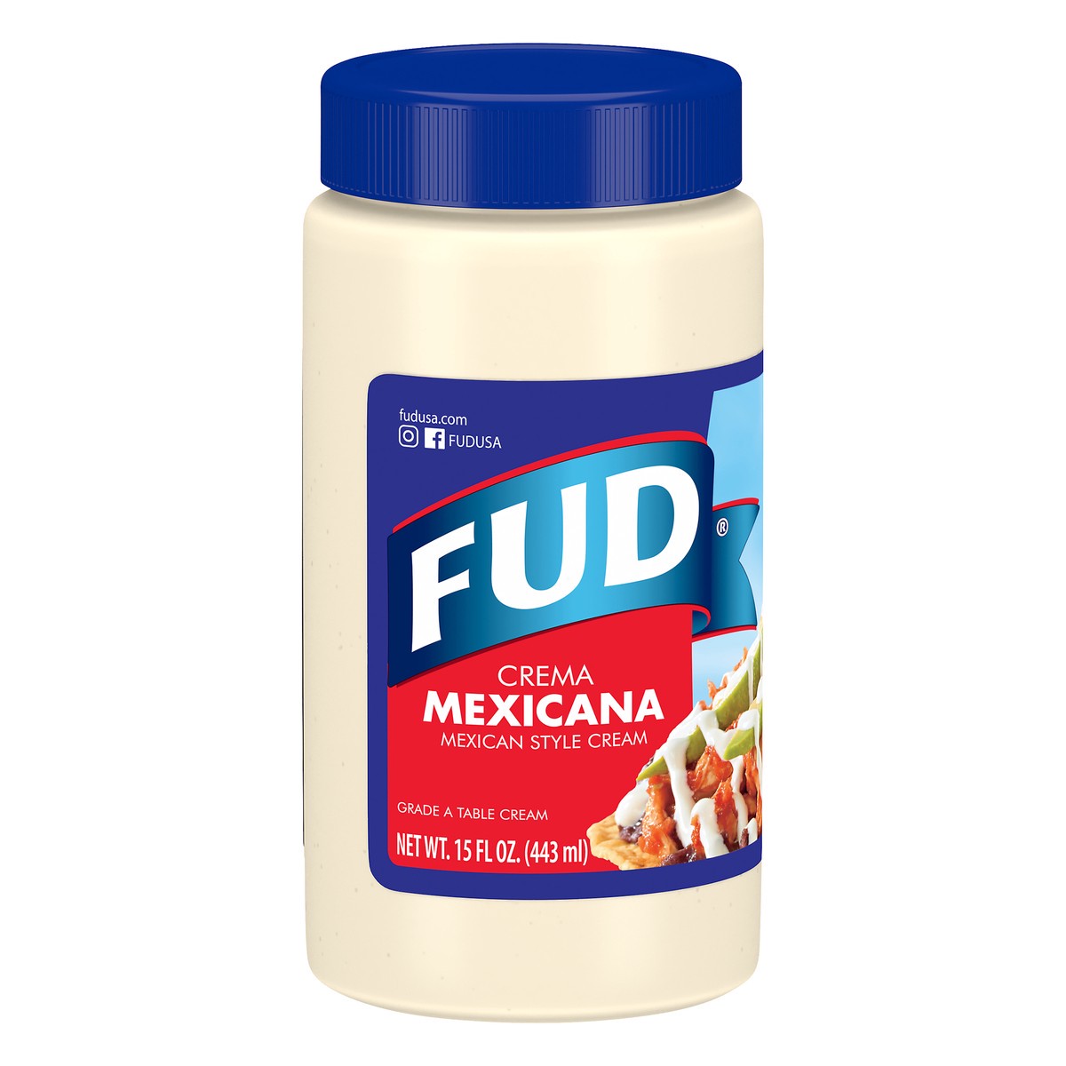 slide 11 of 12, FUD Mexican Style Table Cream 15 oz, 15 oz