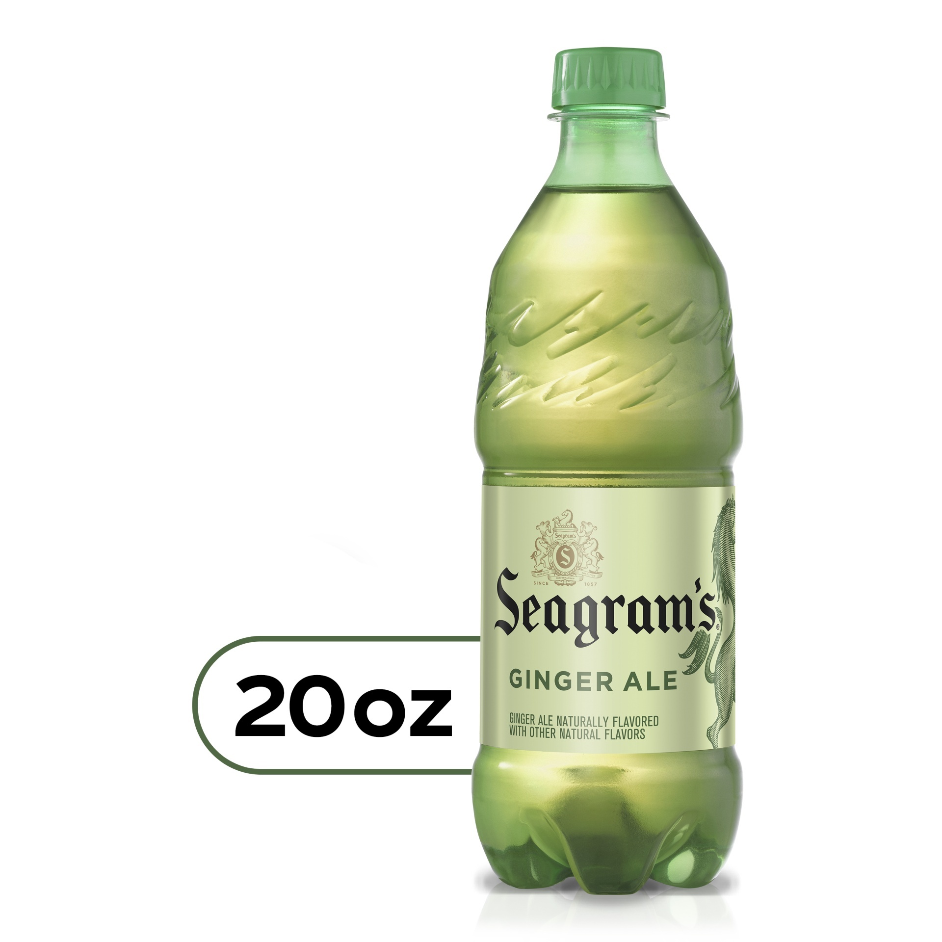 slide 1 of 1, Seagram's Ginger Ale - 20 oz, 20 oz