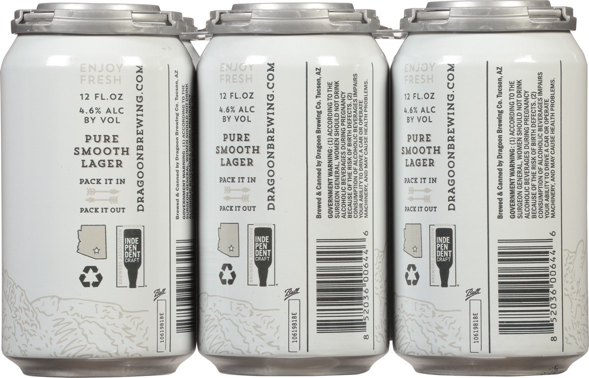 slide 8 of 11, Dragoon Brewing Company Pilsner, 6 ct; 12 fl oz