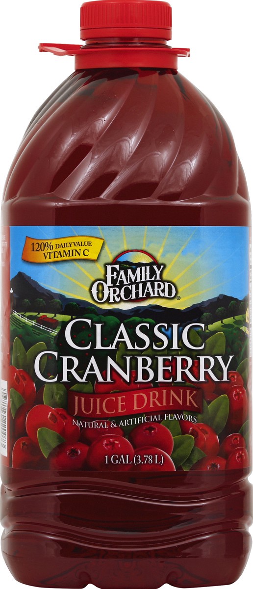 slide 1 of 1, Family Orchard Classic Cranberry Juice Drink - 1 gal, 1 gal