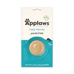 Applaws Puree Treat - Grain Free, Lickable Treat, 6 Count