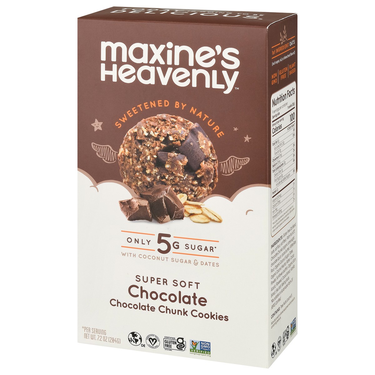 slide 7 of 9, Maxine's Heavenly Super Soft Chocolate Chocolate Chunk Cookies 7.2 oz, 1 ct