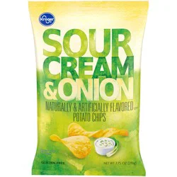 Kroger Sour Cream & Onion Potato Chips