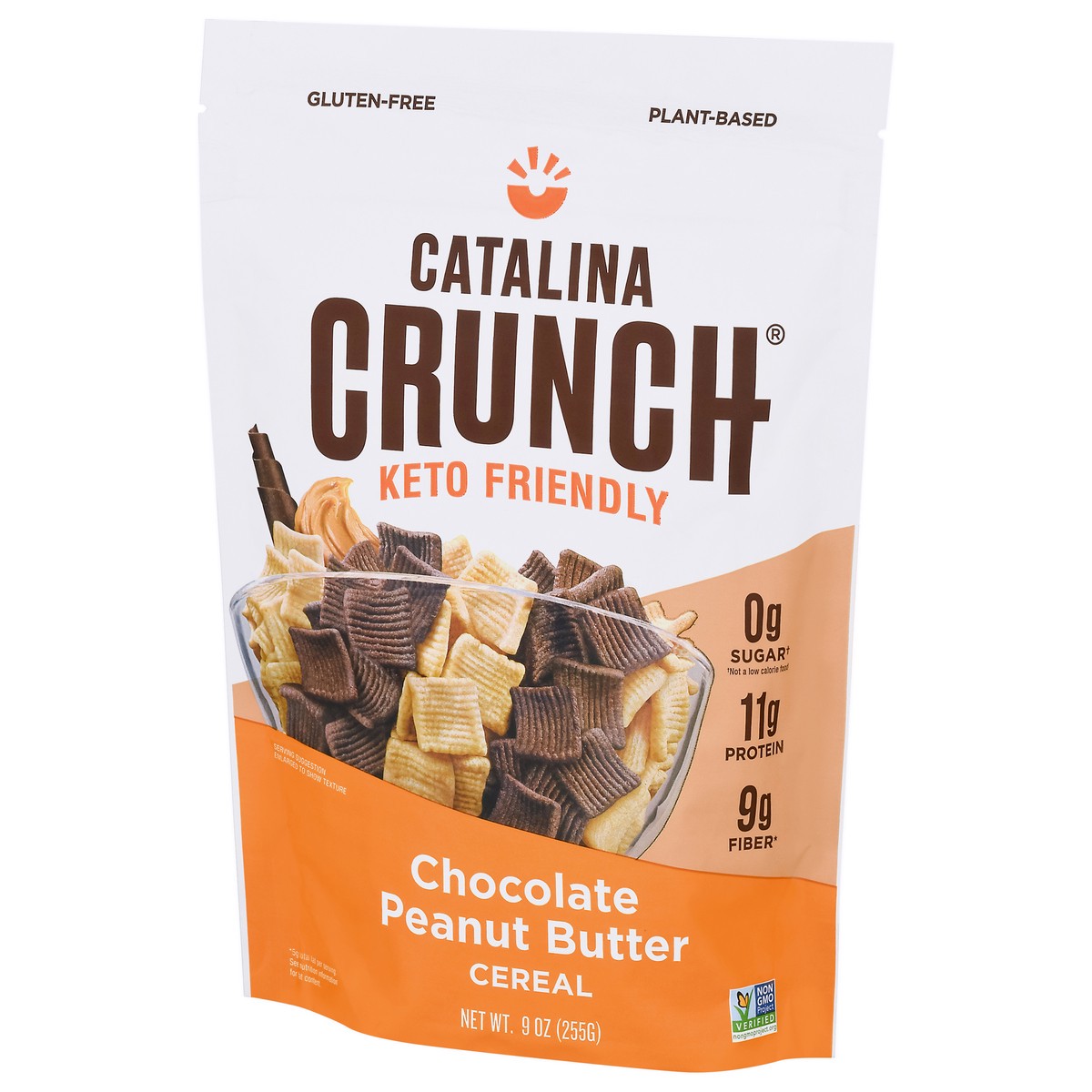 slide 8 of 9, Catalina Crunch Chocolate Peanut Butter Keto Cereal (9Oz Bags), 9 oz