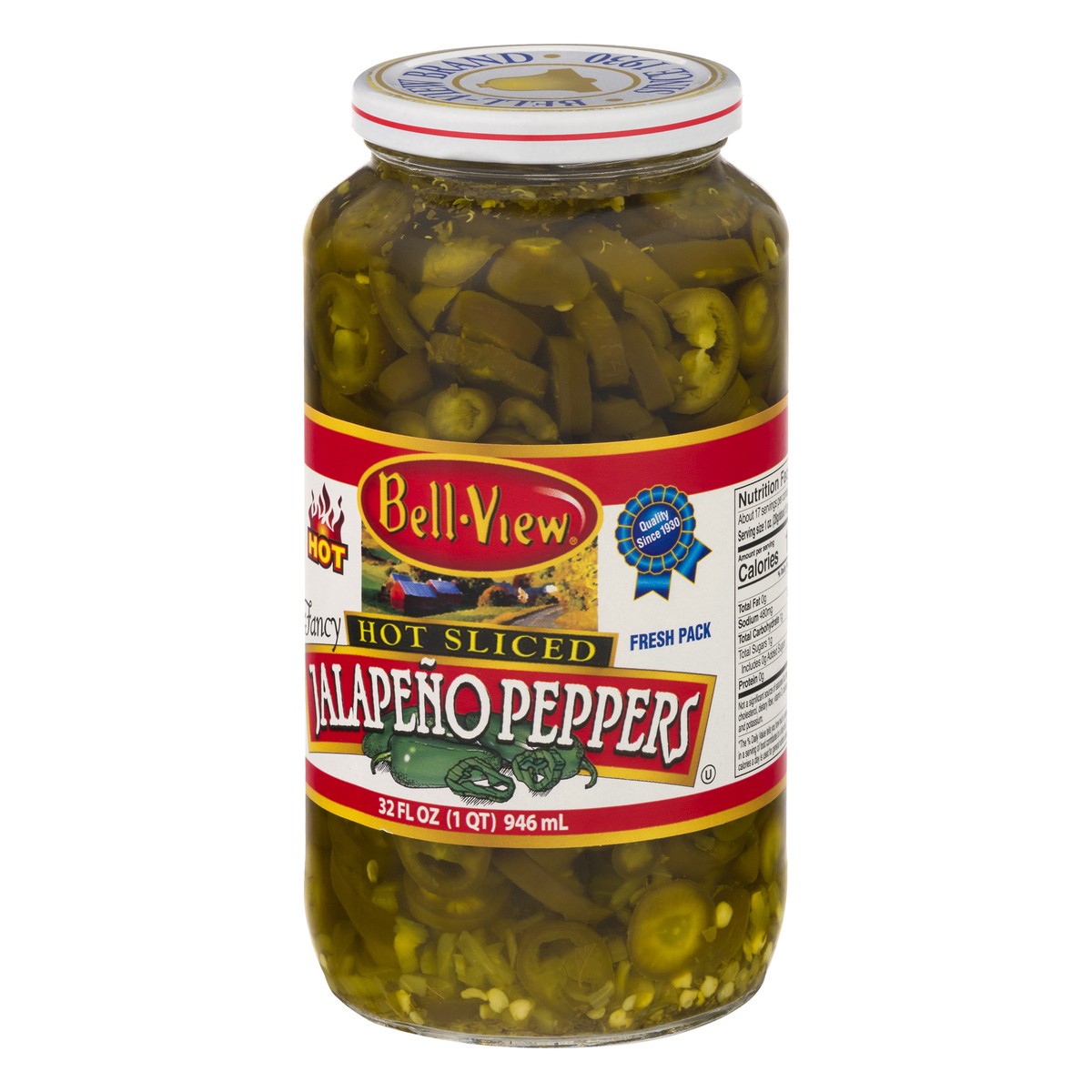 slide 10 of 12, Bell-View Hot Sliced Fresh Pack Jalapeno Peppers 32 oz, 32 oz