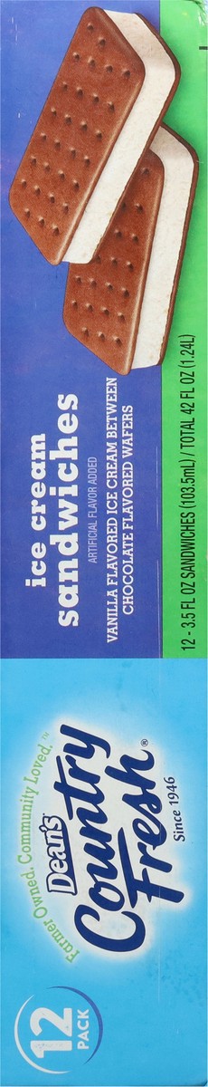 slide 2 of 17, Country Fresh Vanilla Ice Cream Sandwiches, 12 ct
