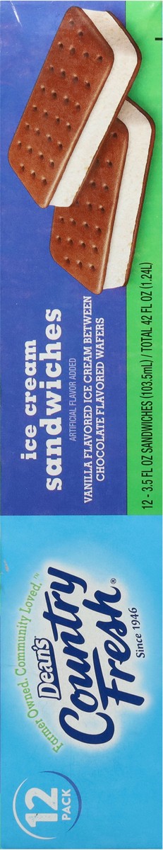 slide 10 of 17, Country Fresh Vanilla Ice Cream Sandwiches, 12 ct