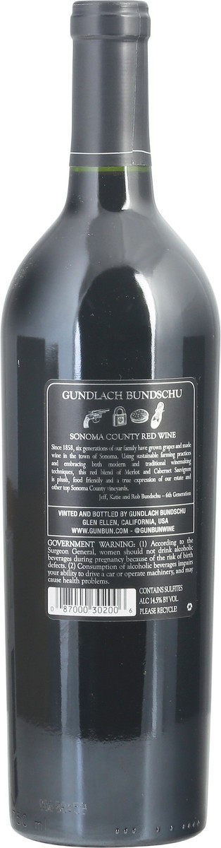 slide 7 of 9, Gundlach Bundschu Winery Gundlach Bundsch Red Blend Mountain Cuvee, 750 ml