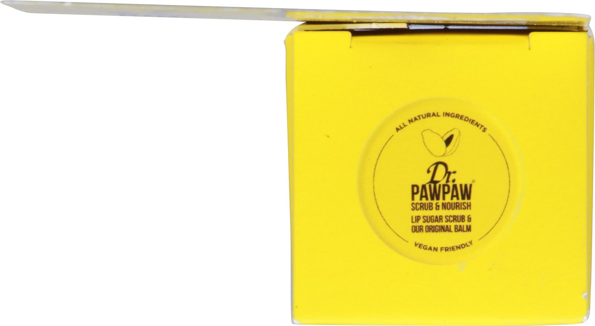 slide 8 of 9, Dr. PawPaw Scrub & Nourish Lip Scrub & Lip Balm Duo 0.55 fl oz, 0.55 fl oz