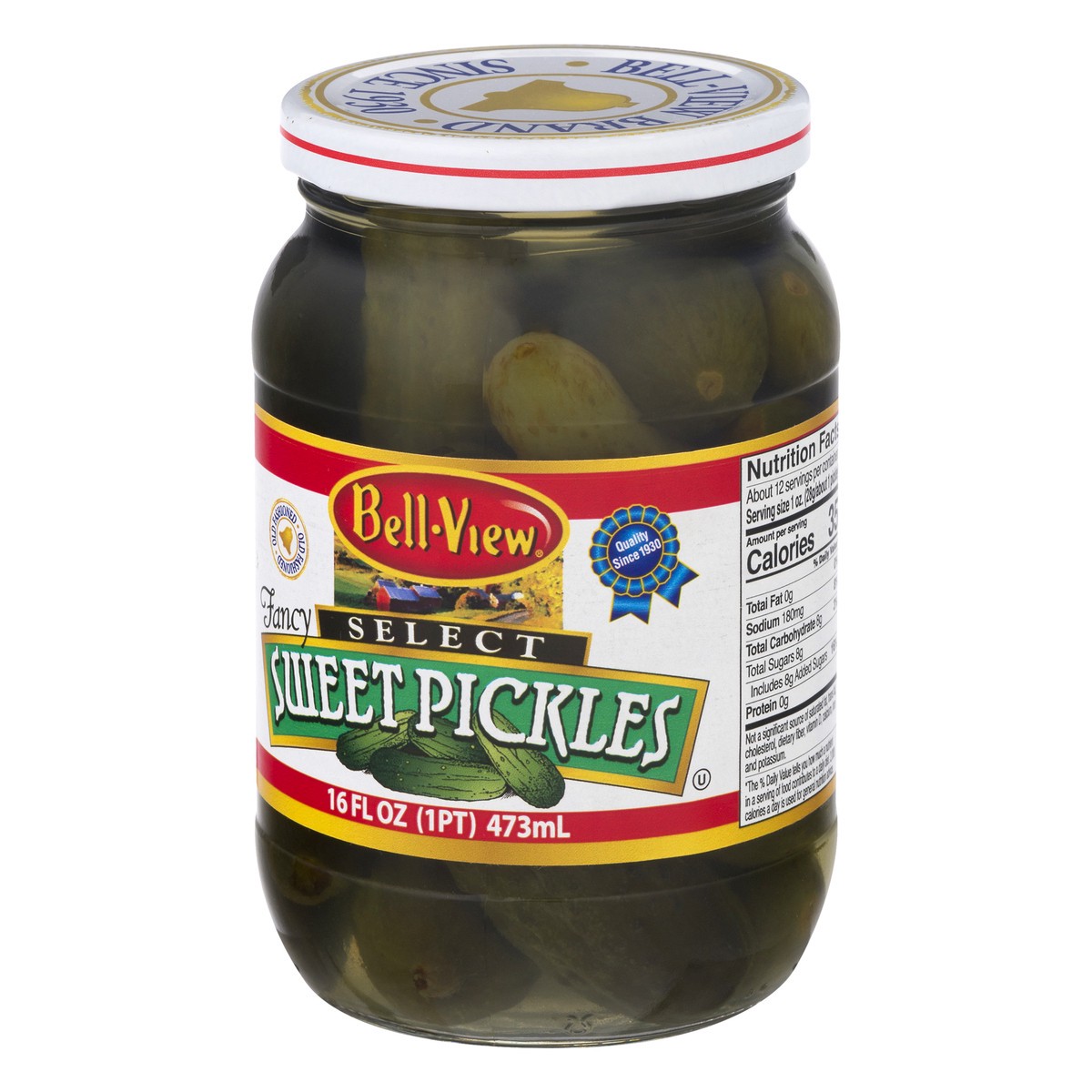 slide 2 of 9, Bell-View Sweet Pickles 16 oz, 16 oz