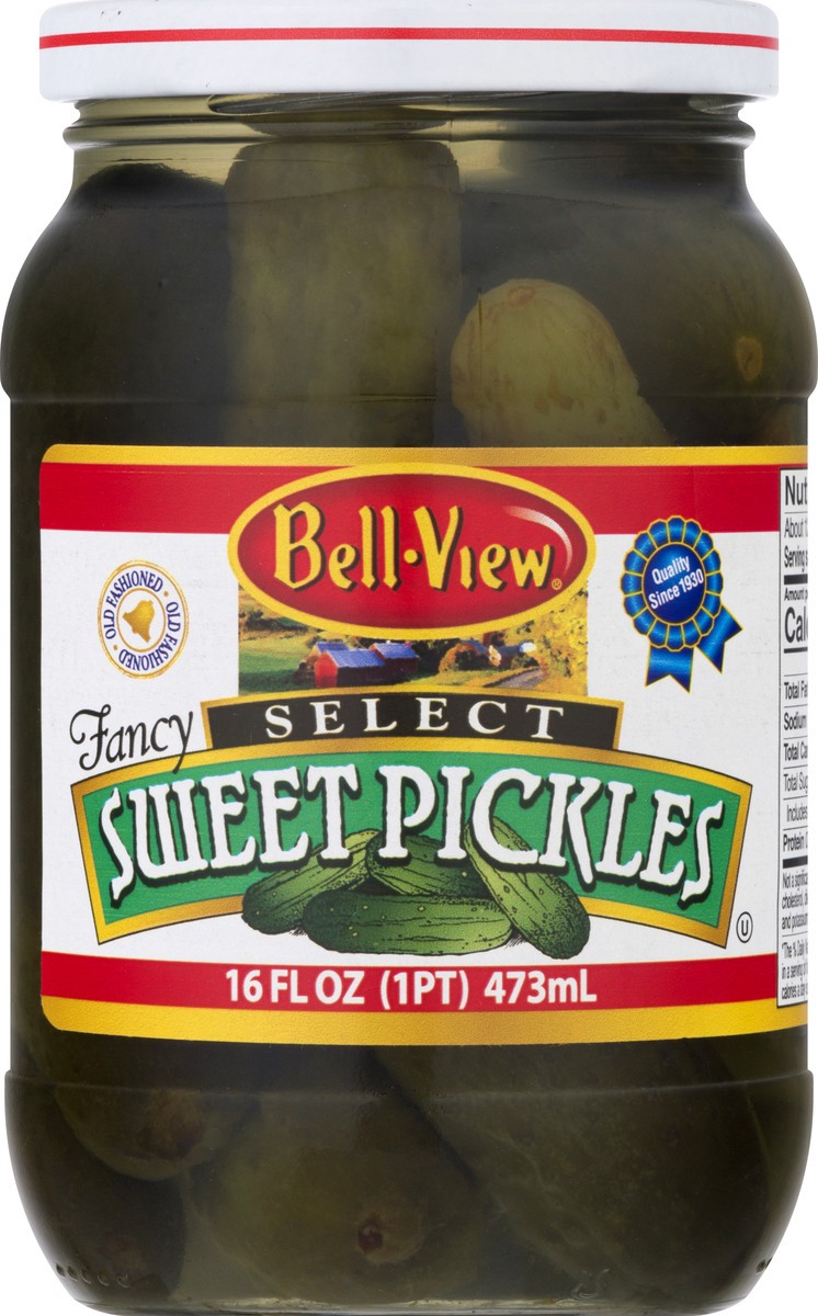 slide 4 of 9, Bell-View Sweet Pickles 16 oz, 16 oz