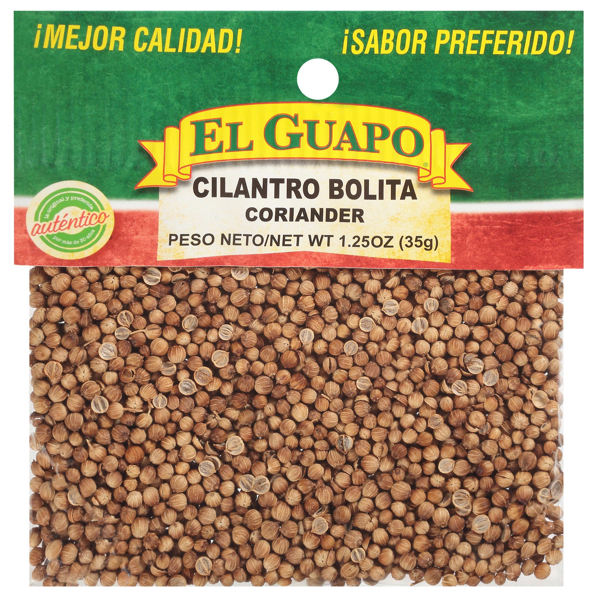 slide 1 of 5, El Guapo Whole Coriander Seed (Cilantro Bolita), 1.25 oz, 