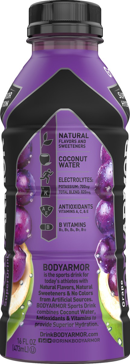 slide 6 of 7, BODYARMOR Grape Super Drink 16 oz, 16 fl oz