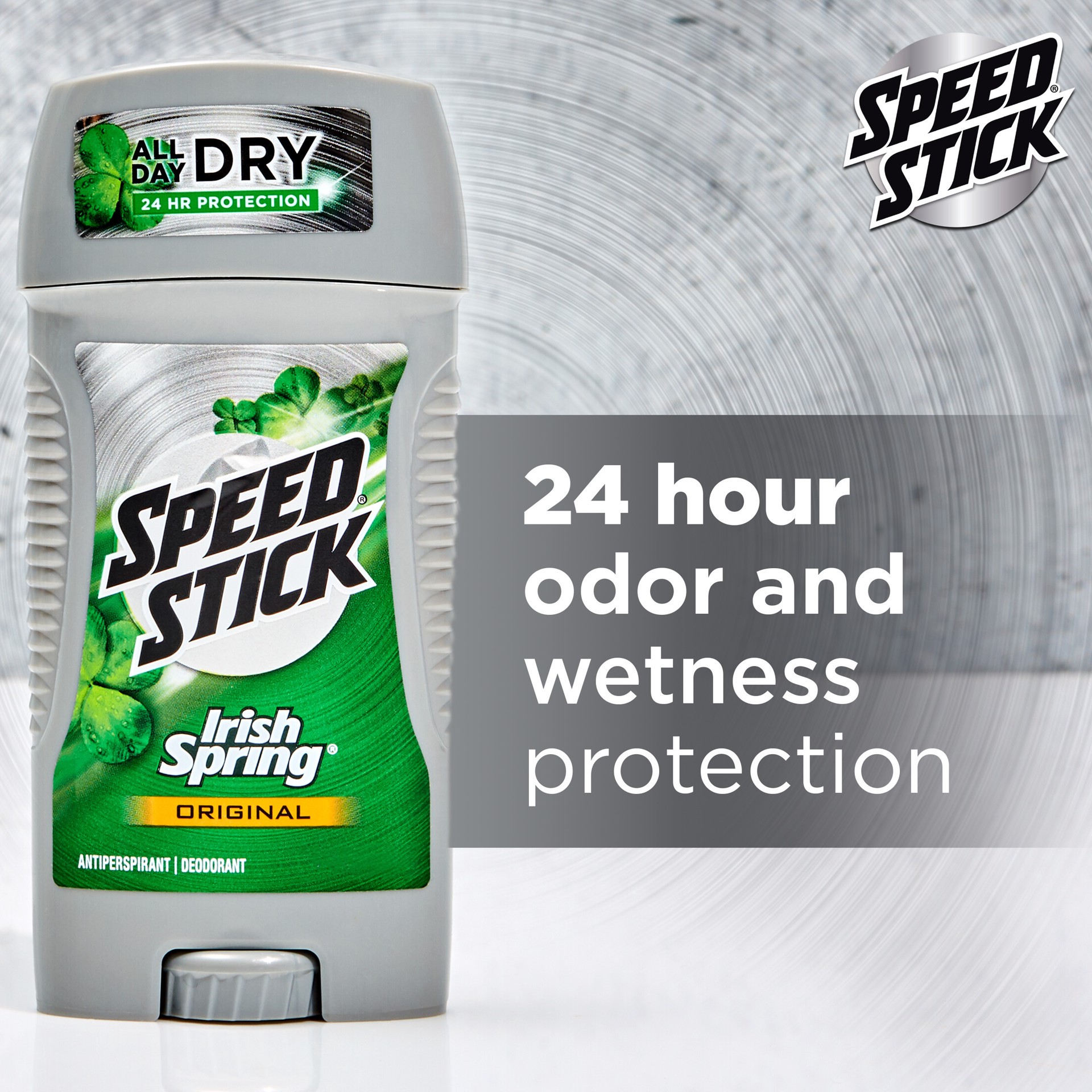slide 9 of 10, Speed Stick Irish Spring Antiperspirant Deodorant, Original - 2.7 ounce Twin pack, 2.7 oz