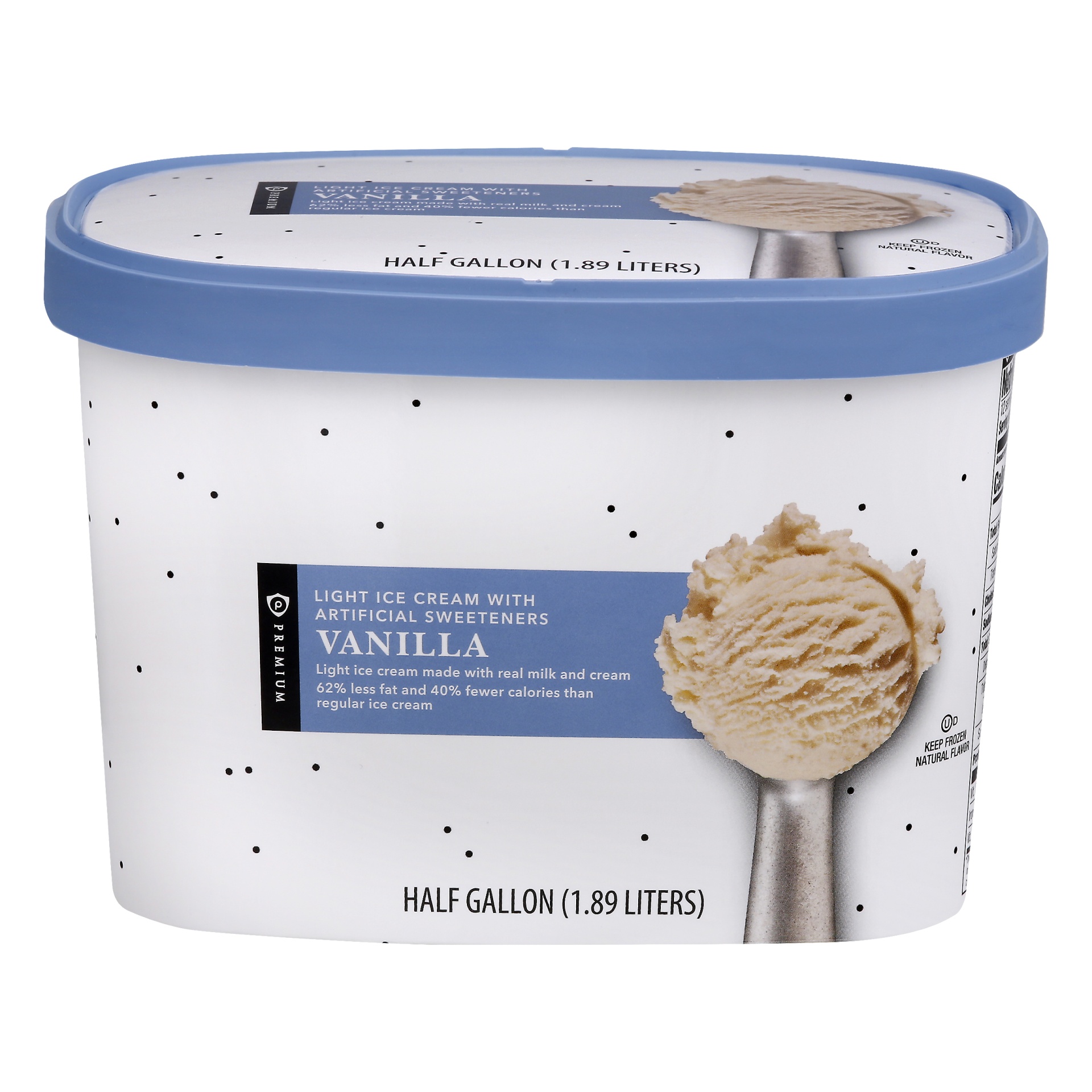 slide 1 of 1, Publix Premium Light Vanilla Ice Cream, 64 oz