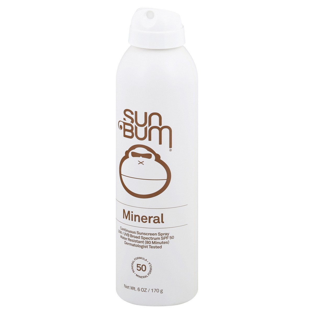 slide 7 of 9, Sun Bum Mineral Sunscreen Spray - SPF 50 - 6oz, 6 oz