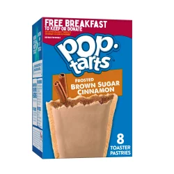 Kellogg's Pop-Tarts Toaster Pastries, Breakfast Foods, Baked in the USA, Frosted Brown Sugar