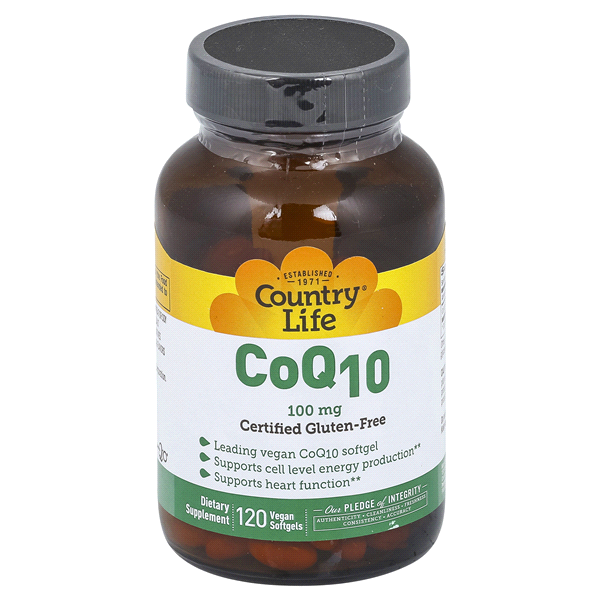 slide 1 of 1, Country Life Vegan Coq10 (Softgels), 120 ct