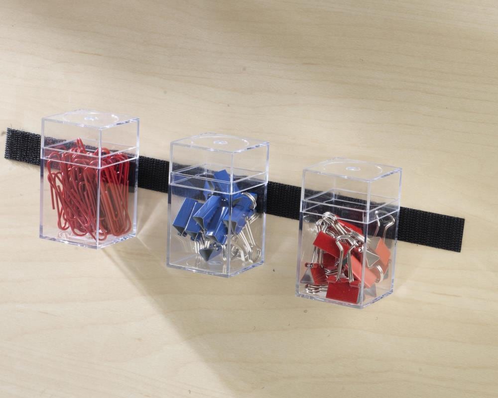 slide 4 of 4, VELCRO Brand Sticky Back 15ft x 3/4in Roll Black 180-in Hook and Loop Fastener 100-lin ft, 15 ft