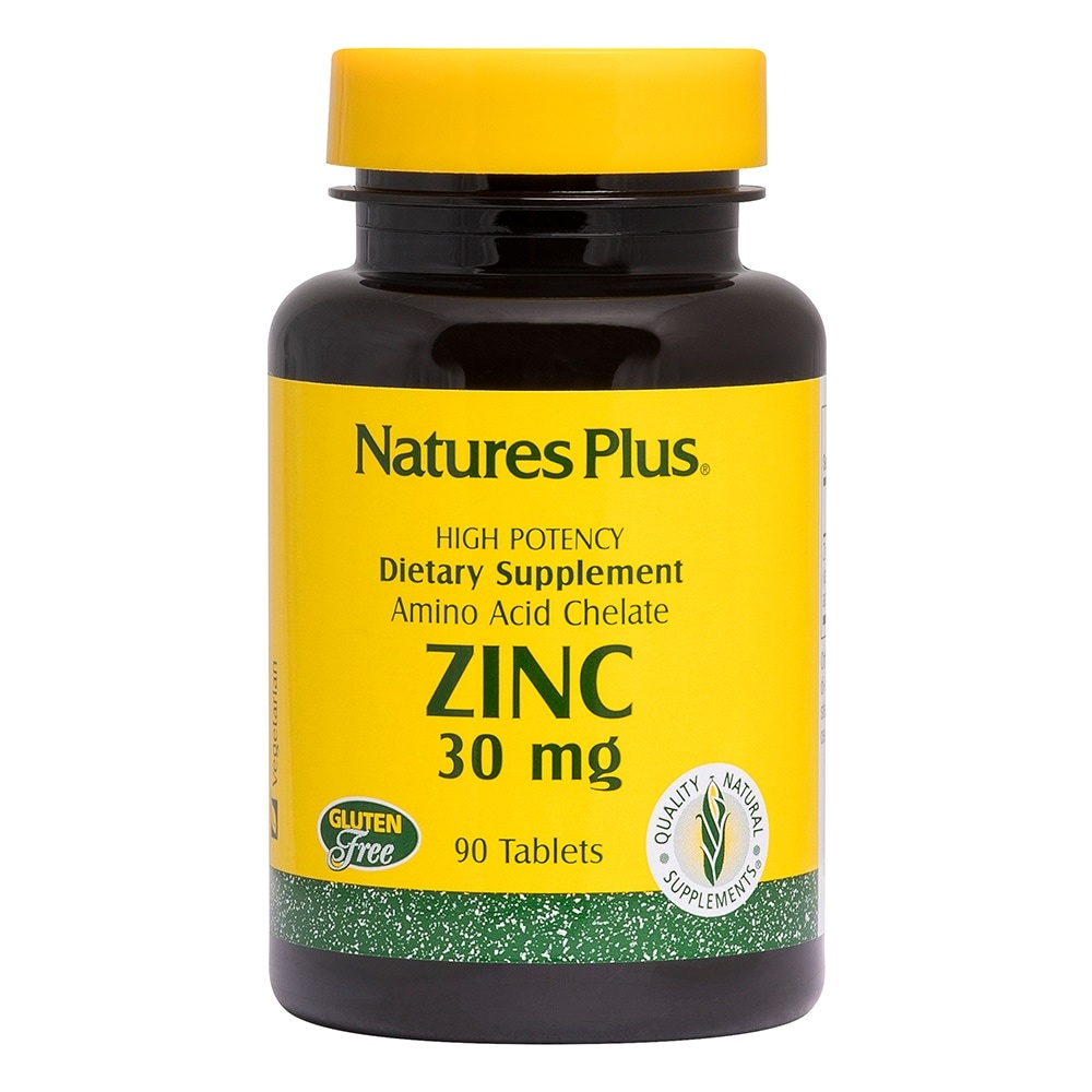 slide 1 of 1, Nature's Plus Zinc 30 Mg, 90 ct