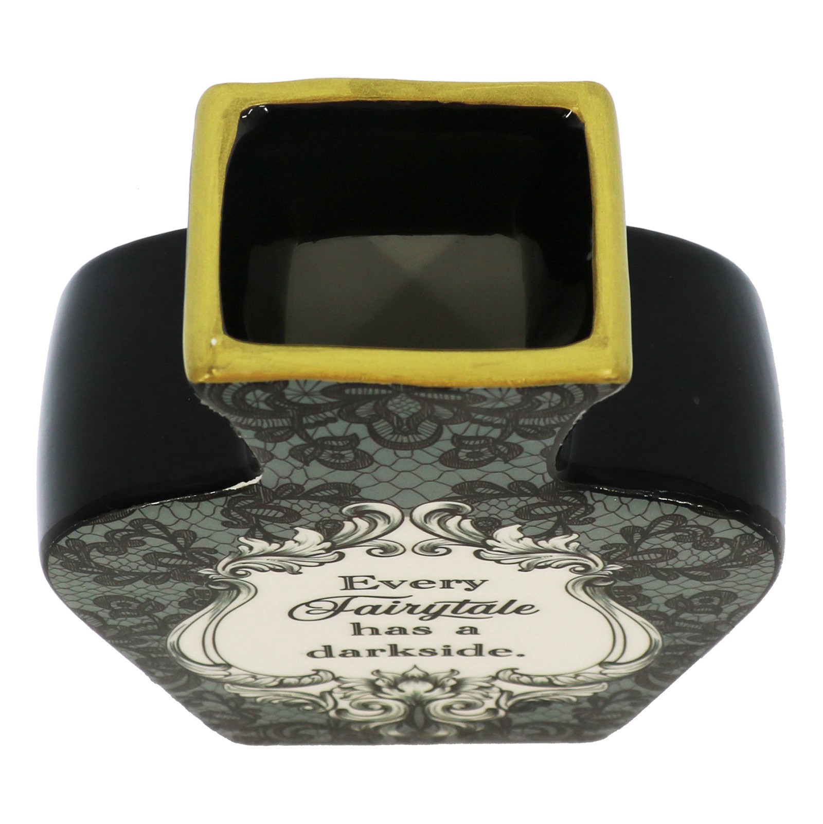 slide 3 of 4, 7.5" Fairytale Darkside Ceramic Vase By Ashland, 7.5 in