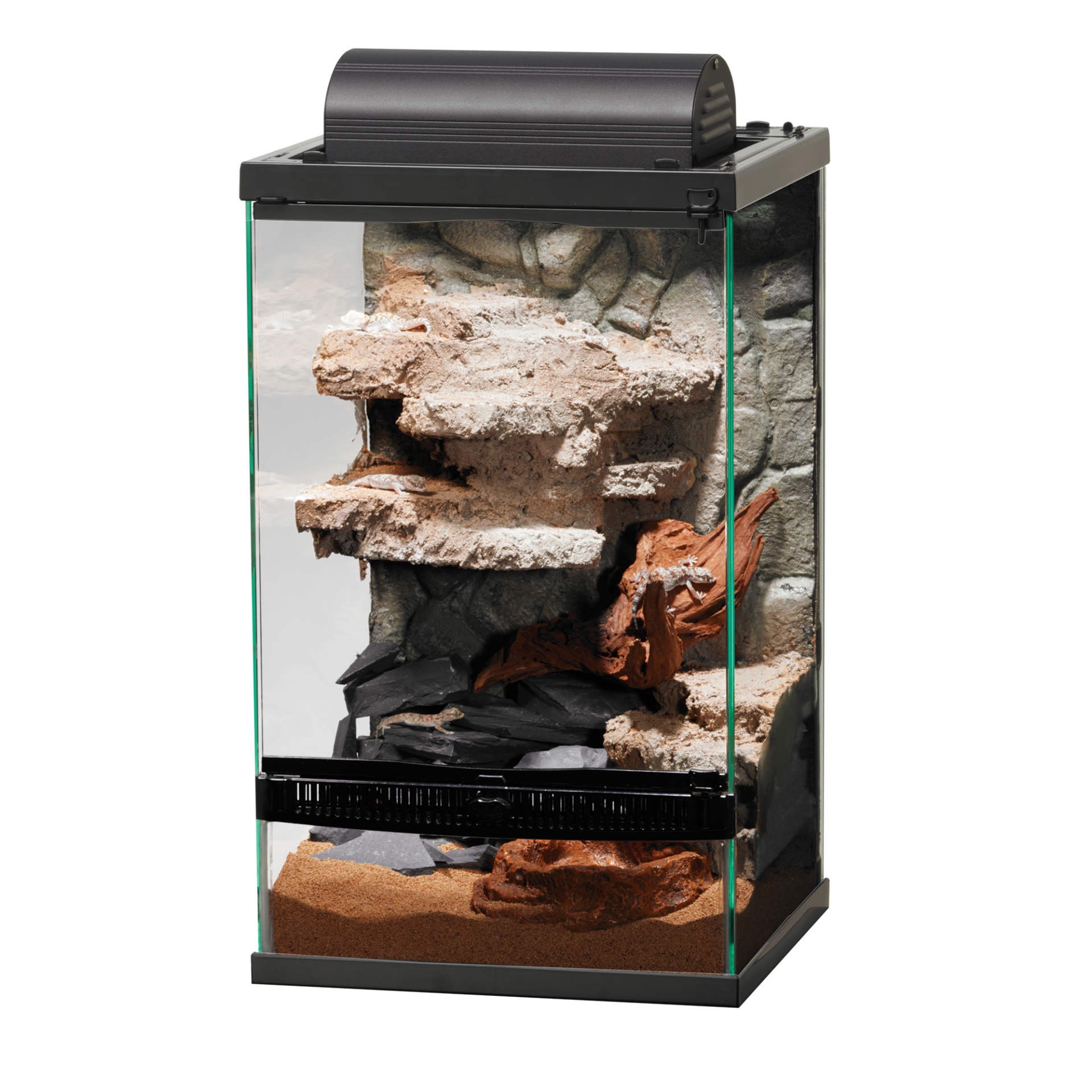 slide 5 of 8, Zilla Front Opening Terrariums 12 x 12 x 20 Inches, 1 ct