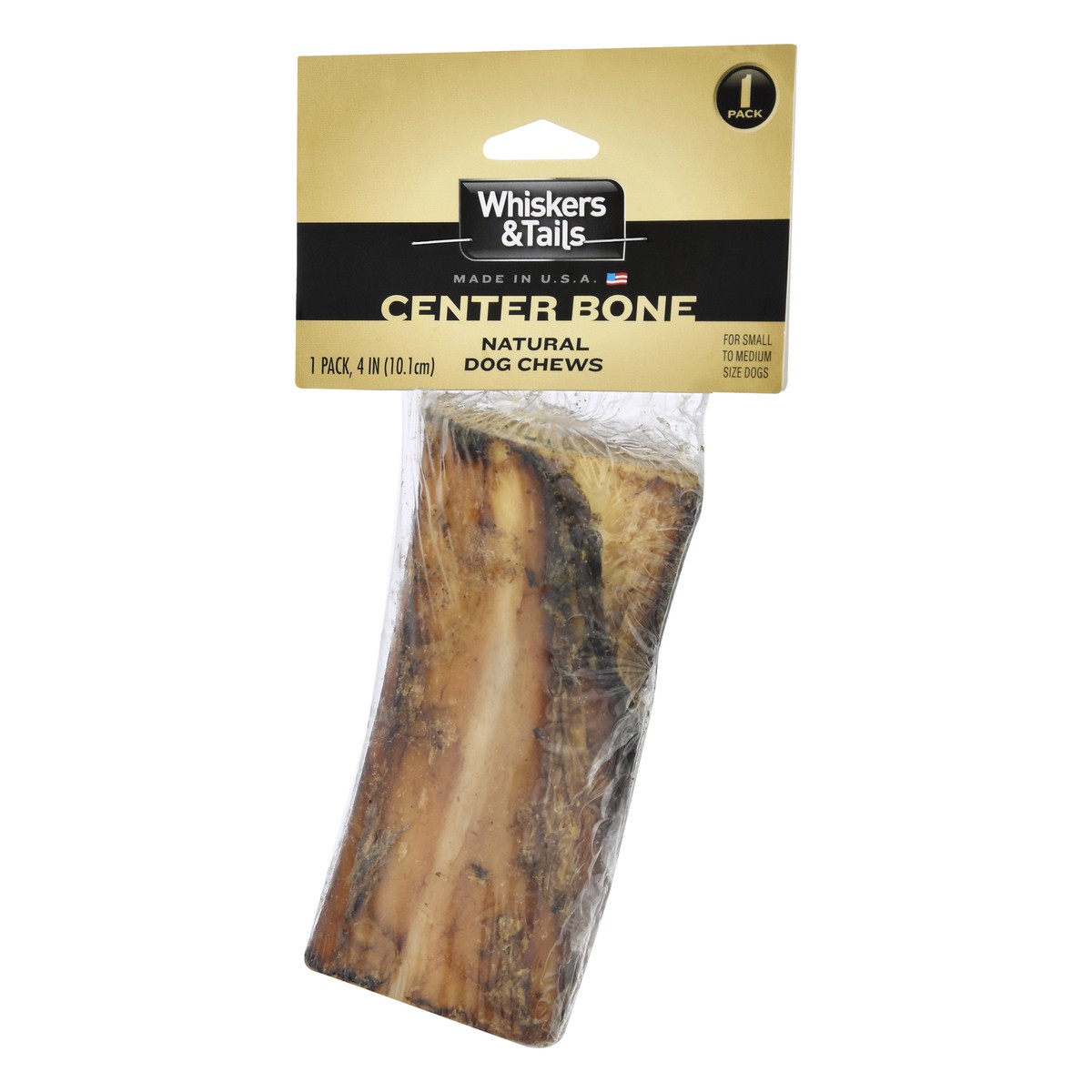 slide 1 of 9, Whiskers & Tails Center Bone 4'', 1 ct