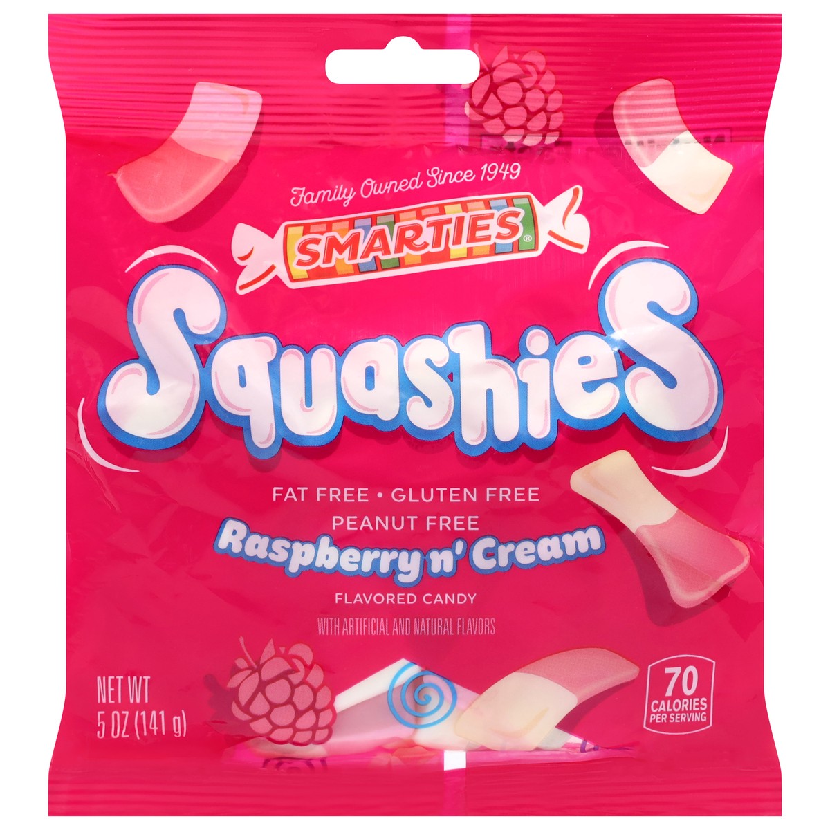 slide 1 of 13, Smarties Raspberry n' Cream Squashies 5 oz, 5 oz