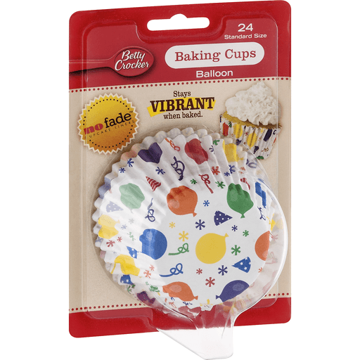 slide 2 of 8, Betty Crocker Baking Cups Balloon, 24 ct