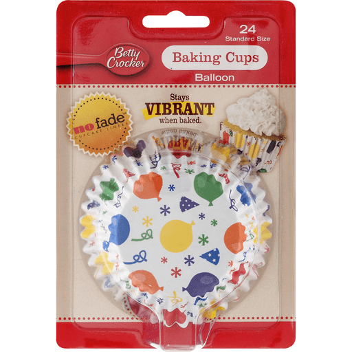 slide 4 of 8, Betty Crocker Baking Cups Balloon, 24 ct