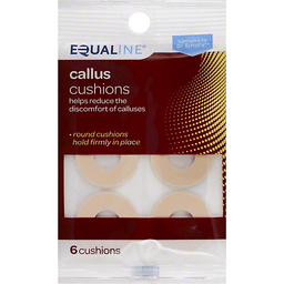 slide 1 of 1, Equaline Callus Cushions, 6 ct