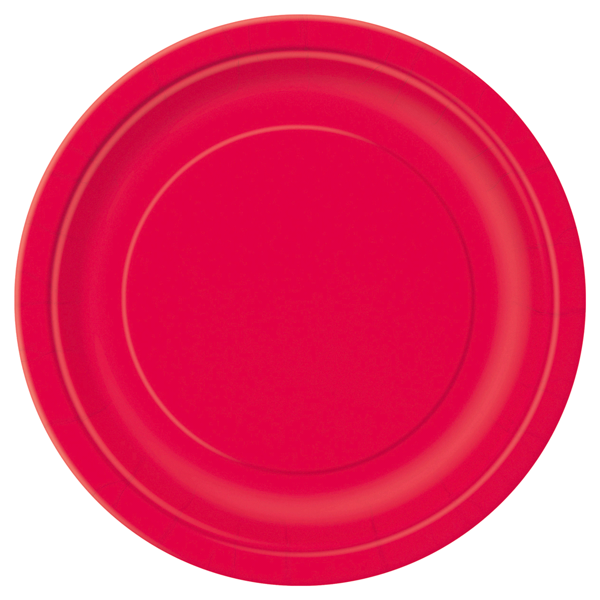 slide 1 of 1, Unique Industries Ruby Red Dessert Plates, 50 ct