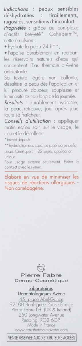 slide 9 of 10, Avène Hydrating Emulsion 1.3 oz, 1.3 oz