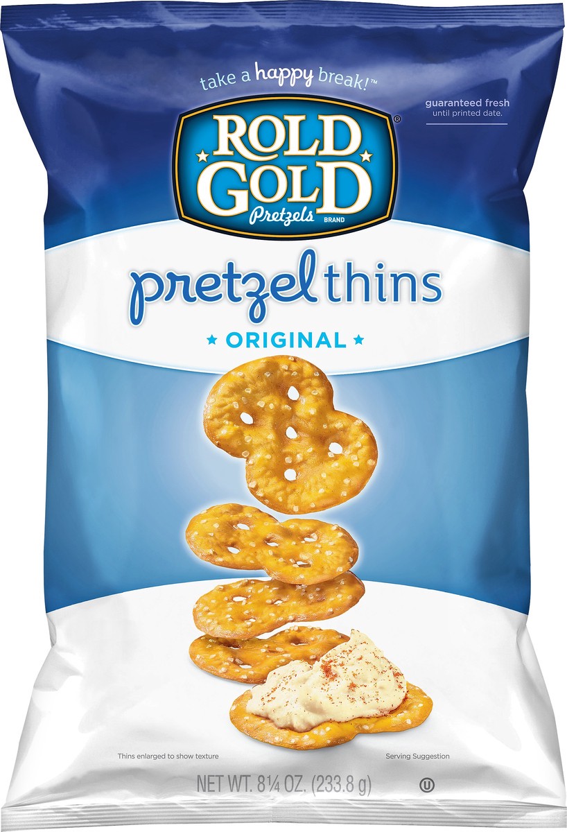 slide 3 of 7, Rold Gold Original Pretzel Thins 8.25 oz, 8.25 oz