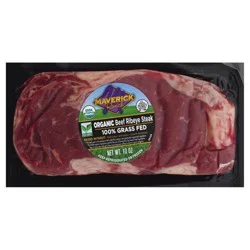 Maverick Ranch Beef, Organic, Ribeye Steak
