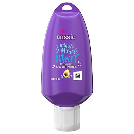 slide 1 of 1, Aussie Miracle Moist 3 Minute Miracle Conditioner - 1.7 Fl. Oz., 1.7 fl oz
