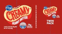 Kroger Twin Pack Creamy Peanut Butter