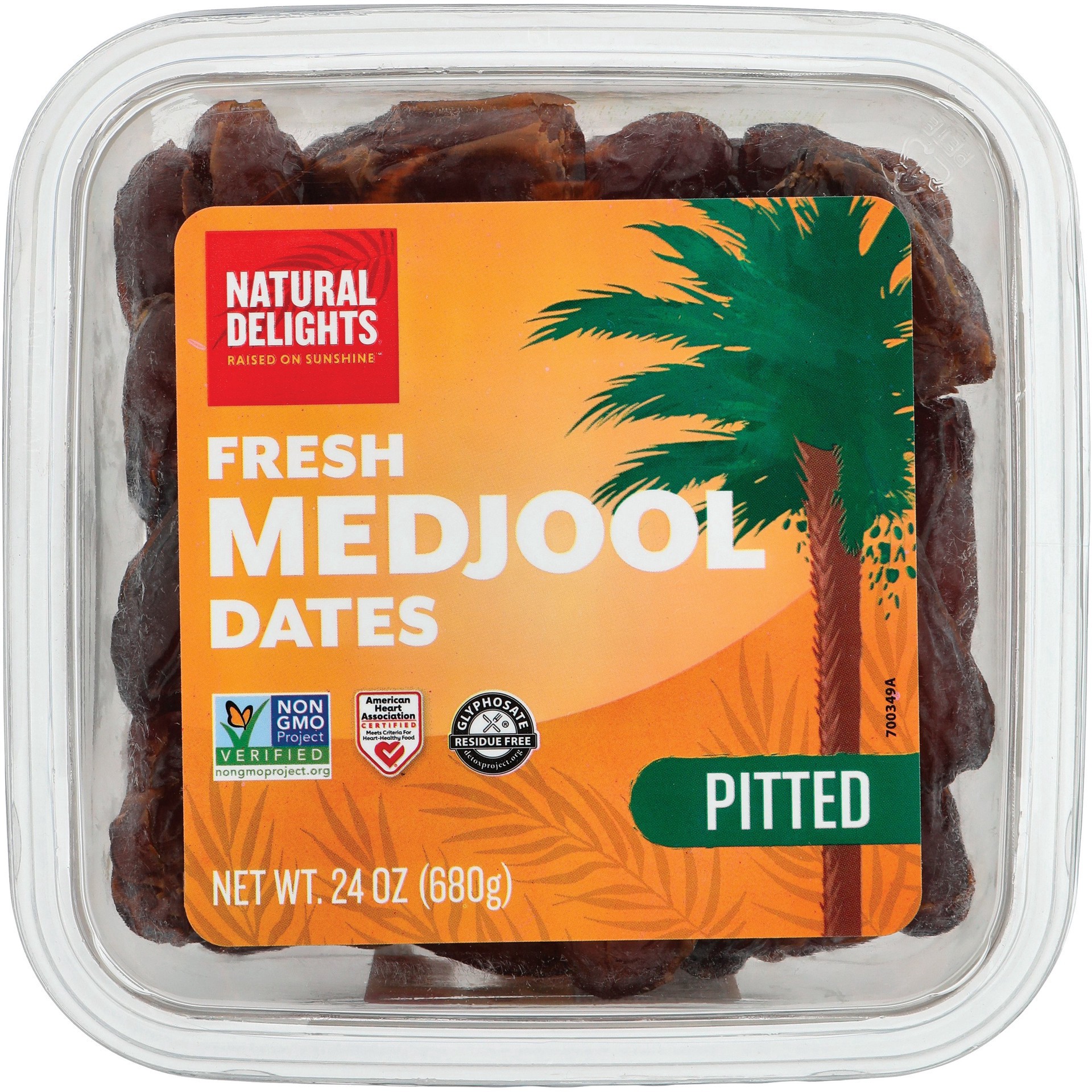 slide 1 of 1, Bard Valley Natural Delights Pitted Fresh Medjool Dates, 1 ct